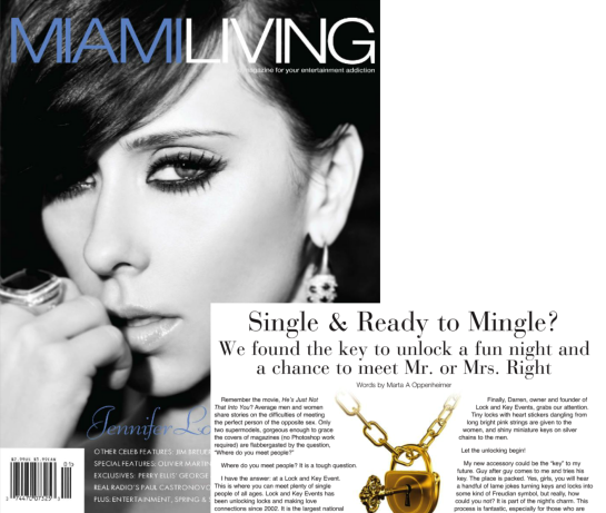 Miami Living article - Single & Ready to Mingle?