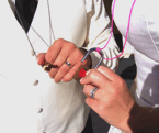 Lock And Key SUCCESS...lock and key in their wedding photo